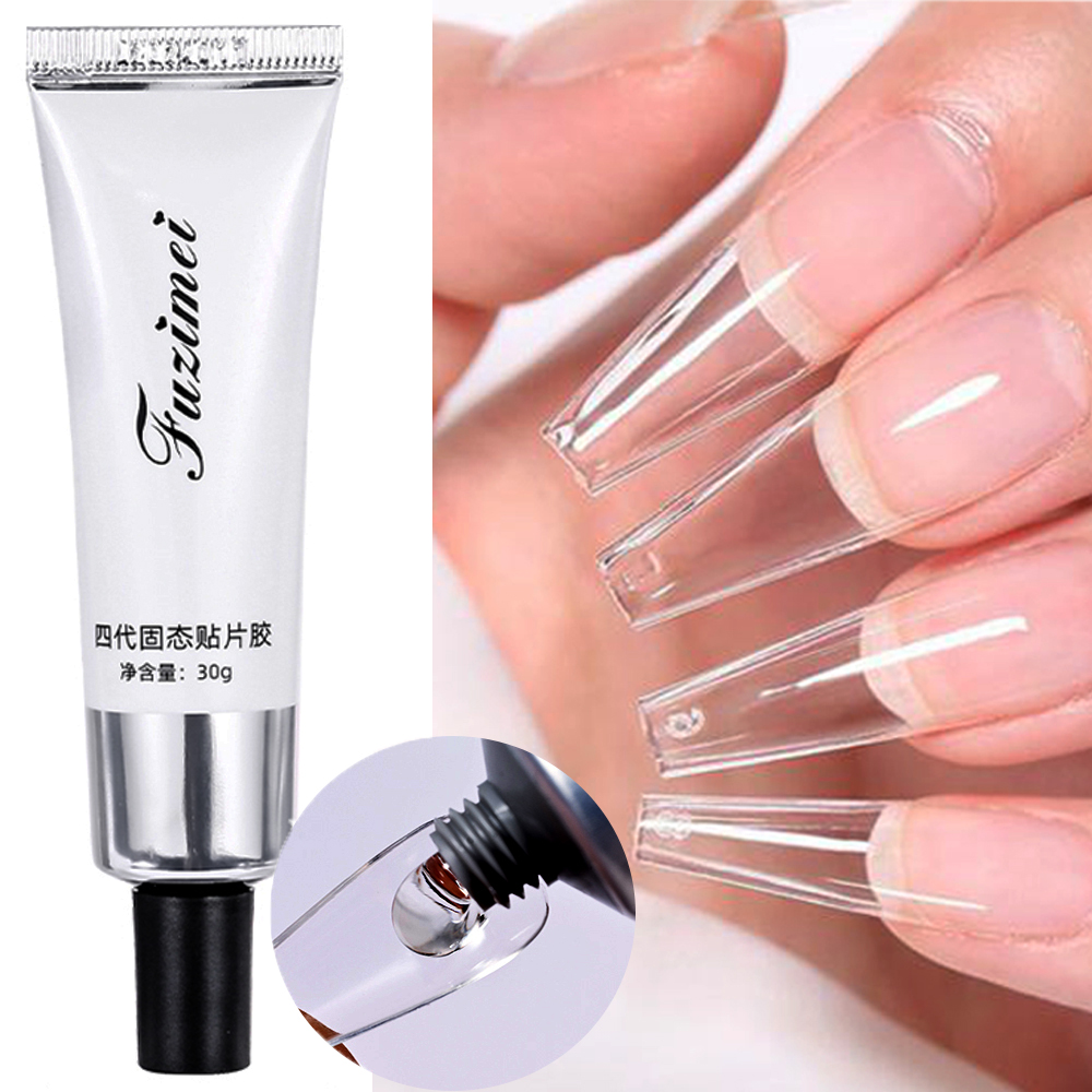 Nail Art Ombre - 30/20/10g Solid Soft Fake Nail Tips