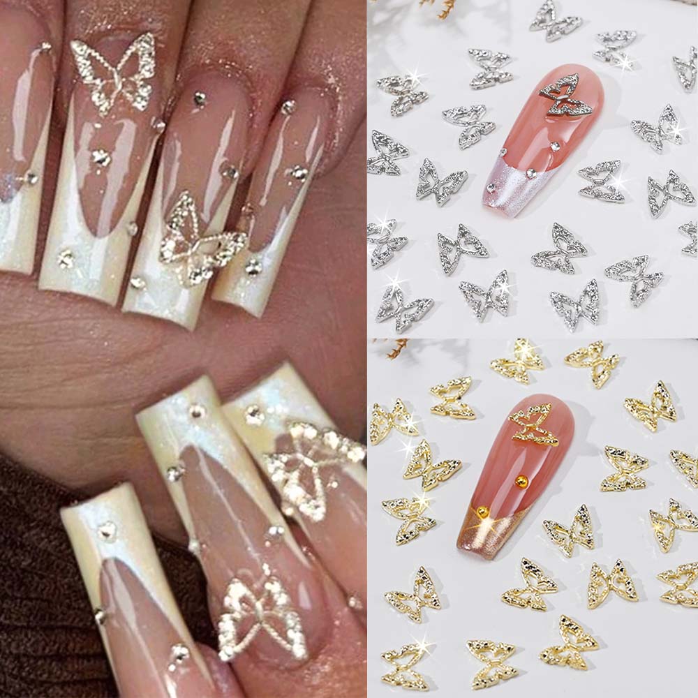 20pcs 3D Exquisite Hollow Butt - Nail Art Valentines Day ulasan dan harga