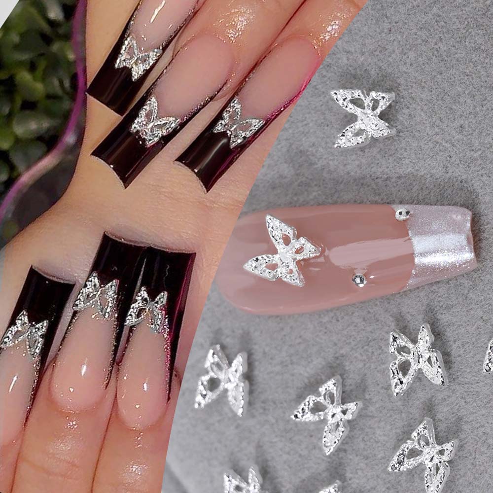 20pcs 3D Exquisite Hollow Butt - Nail Art Valentines Day ulasan dan harga