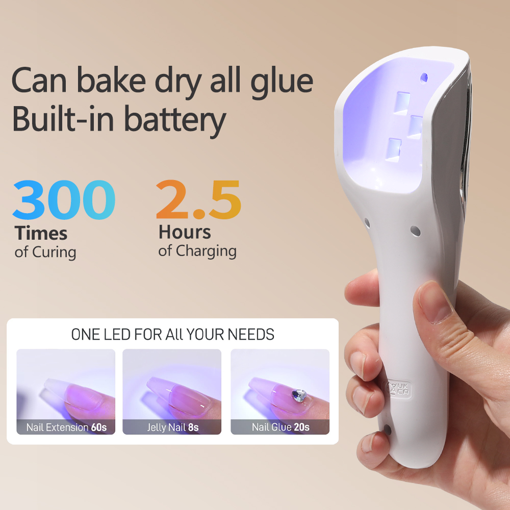 Portable Handheld UV LED Nail  - Nail Art Ombre ulasan dan harga